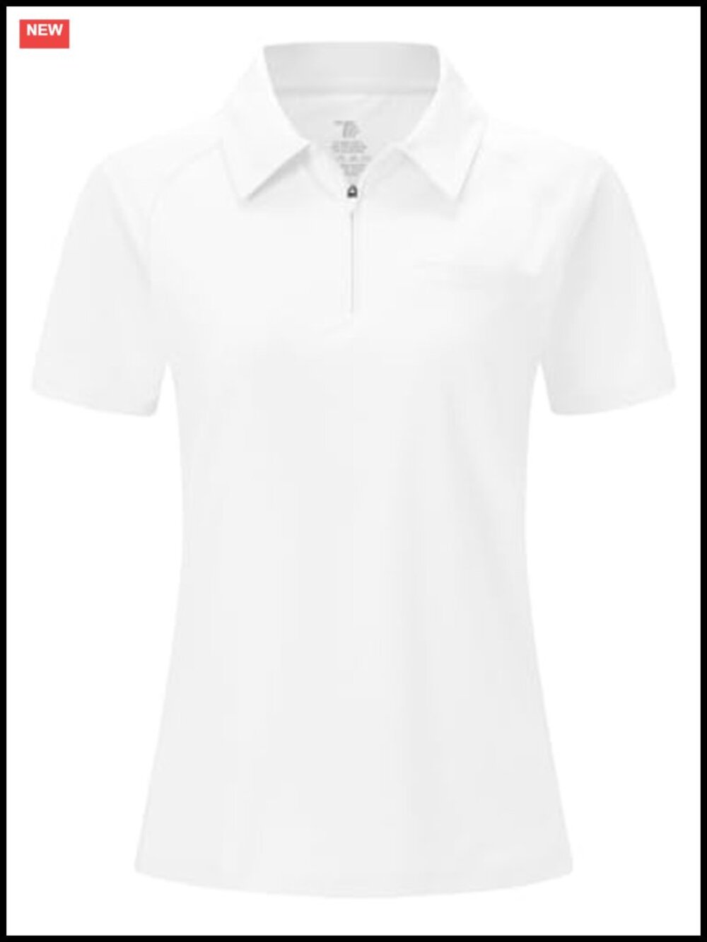 Women's 1/4 Zip Golf Polo Shirt UPF 50+ Quick Dry Short Sleeve